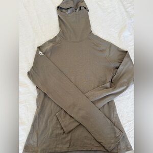 Women's Taupe Hooded Sweater